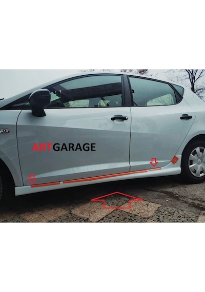 Seat İbiza 2010-2016 Rs Marşpiyel Tk.-fiberglass-boyasız