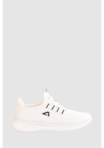 Erkek Casual Rahat Konforlu Bağcıklı Spor Ayakkabı Fileli Terletmez Yüksek Taban Sneaker Siyah - Gri