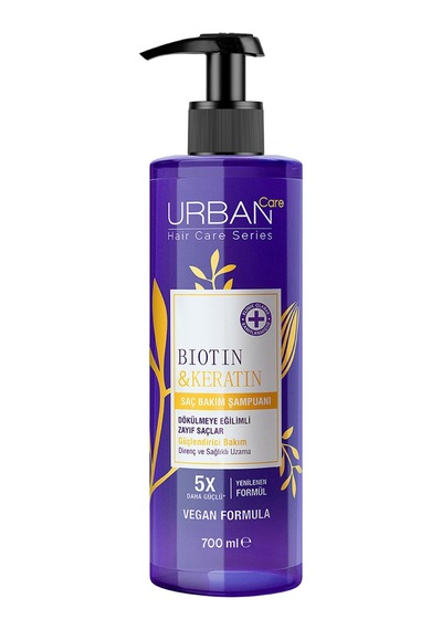 Urban Care Biotin & Keratin Dökülmeye Eğimli Saç Şampuanı 700 Ml - 7 Adet Tarı
