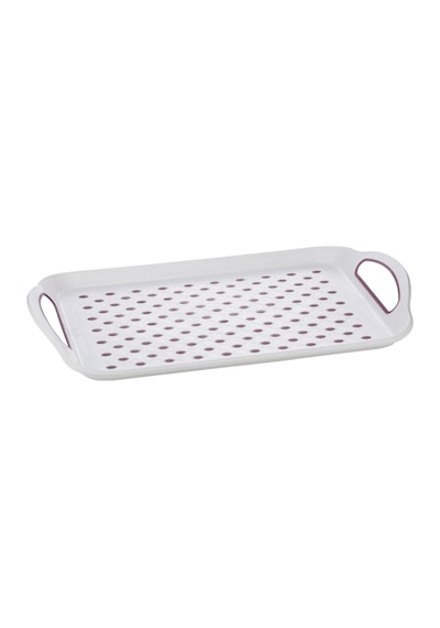 Bee Home Kaydırmaz Plastik Tepsi 32 X 47 Cm Çok Renkli