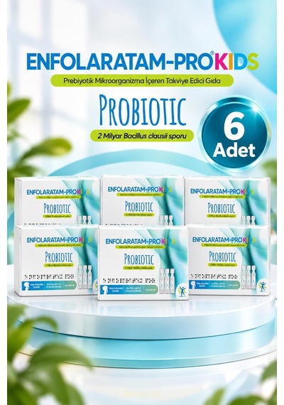 Enfolaratam-pro Kids Probiotic 10 Ml X 10 Flakon 6 Adet