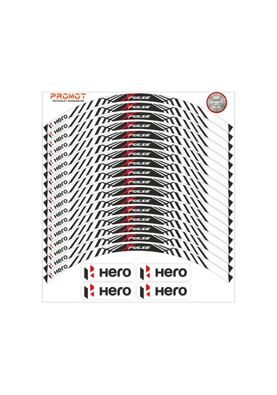 Motosiklet Jant Şeridi Hero X Pulse Uyumlu 3 Nötr