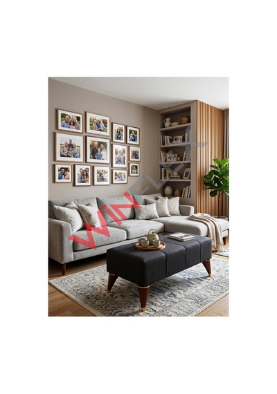 Winflex Şık Ve Fonksiyonel Dekoratif Puf 38x100 Cm Antrasit