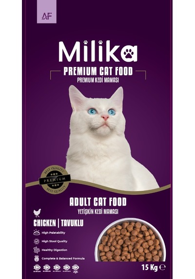 Milika Yetişkin Kedi Maması Tavuklu 15 Kg