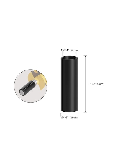5431 Freze Makinası Pens. Uç Tutucu Çevirici Adaptör 6 - 8 Mm