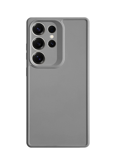 Samsung Galaxy S25 Ultra Uyumlu Kamera Korumalı Darbeye Dayanıklı Renk Atmayan Keep Silikon Kılıf Gri
