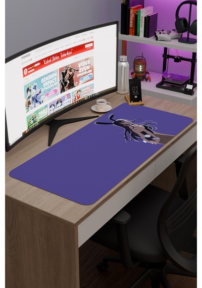 Bunny Girl Senpai Anime V2 - 90x40 Xxl Gaming Kauçuk Kaymaz Taban Mouse Pad Fare Altlığı