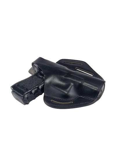 Smith Wesson 5906 Deri Tabanca Kılıfı Tam Kelebek Siyah-2538 Siyah
