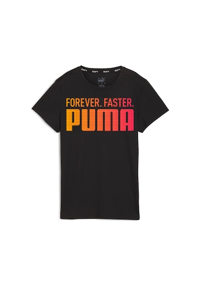 Puma Run Favroites Ff Graphic Tee Kadın T-shirt-siyah