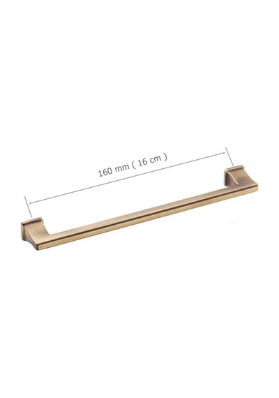 5 Adet Doğanlar Techno 160 Mm Mobilya Kulp Olifka Antik Sarı