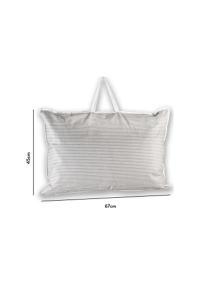 Esti Gri Çizgili Yastık Saklama Çantası 67 X 45 Cm Gri Çizgili-1
