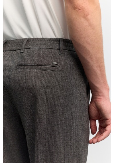 Avva Erkek Kahverengi Klasik Bel Yanı Lastikli Soft Touch Relaxed Fit Pantolon A62y3068 Kahve