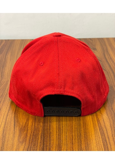 Hamze Hip Hop Snapback Rapper Basic Gabardin Cap Şapka Kırmızı