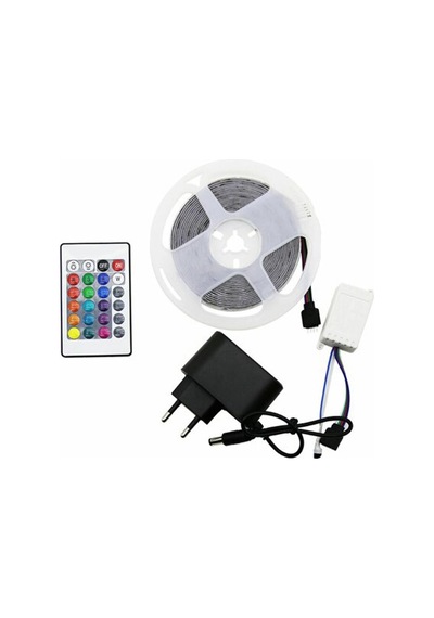 Led Rgb Kumandalı Şerit Led 5mt Bx40