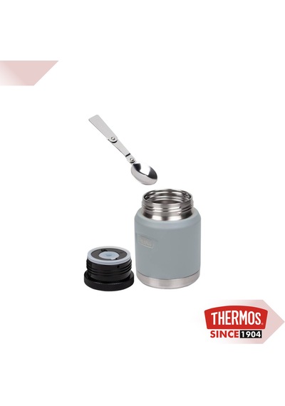 Thermos Icon Is300 0,47l Paslanmaz Çelik Yemek Termosu Kaşıklı Mavi