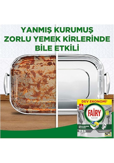 Şeylişeyler -fairy Platinum Bulaşık Makinesi Kapsülü 96 Yıkama Limon Kokulu 2 Paket