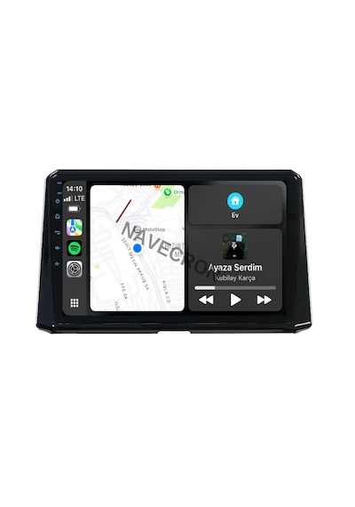 Toyota Corolla 2019+ 10" Uyumlu Androıd Multimedya Gerçek 2/32 Kablosuz Carplay Geri Görüş Kameralı 10"
