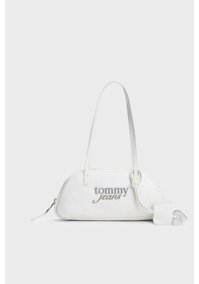 Tommy Jeans Logolu Omuz Askılı Çanta Kadın Çanta Aw0aw18787 Ybı Beyaz