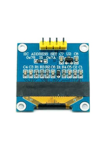 Makermarketim-128X64 1.3 İnç Oled Grafik Ekran 4 Pin Is-I2C