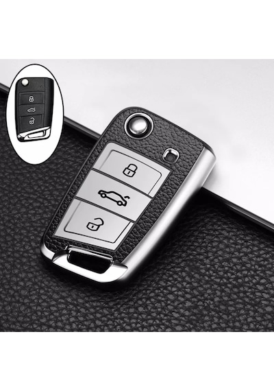 Vw Golf Uyumlu 7 Lüx Anahtar Kılıfı A+ Kalite