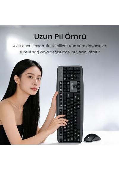 Ghz Kablosuz Klavye Ve Mouse Seti Kl-10 Diğer