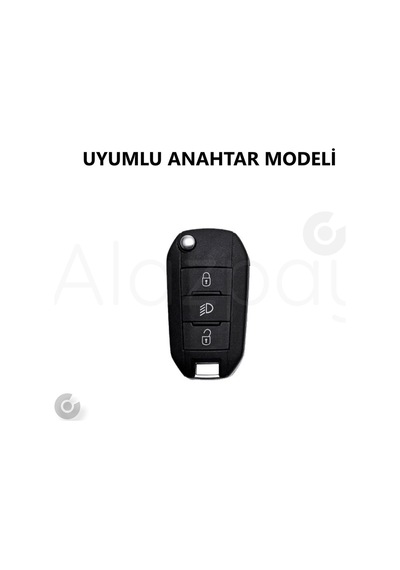 Peugeot 208 308 407 408 508 2008 3008 4008 5008 Rifter Rcz Tpu Anahtar Kılıfı Beyaz