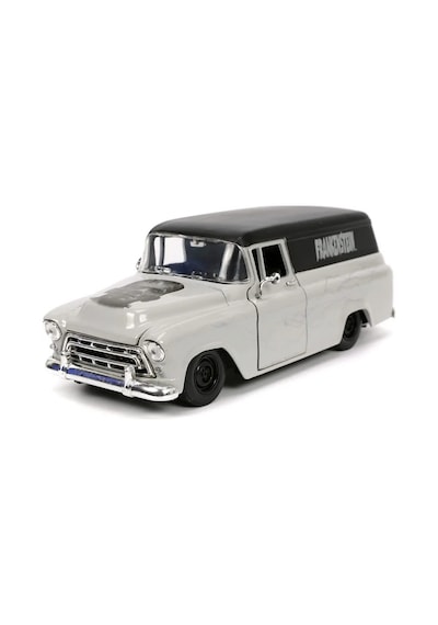 Jada 253255032 Frankenstein ve 1957 Chevy Suburban Aracı 1:24 Ölçek Serbest Tekerlekli Açılabilir Parçalar Die-Cast ( Metal )