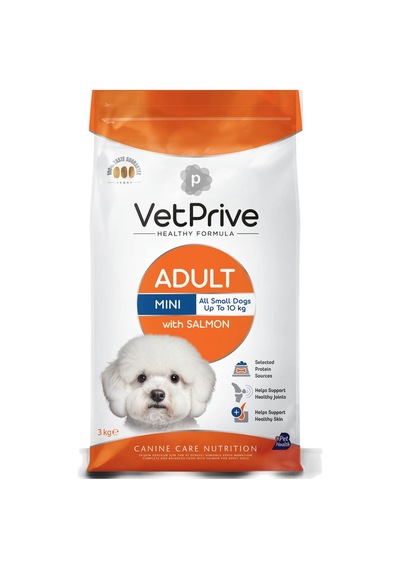 Mini Adult Somonlu Köpek Maması 3 Kg