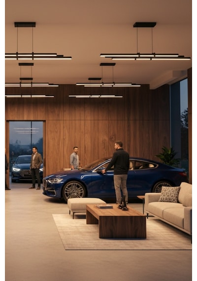 Cosmo Gold Lineer Led Sarkıt Avize Kumandalı Dim Edilebilir Yukarı & Aşağı Işık Beyaz Işık