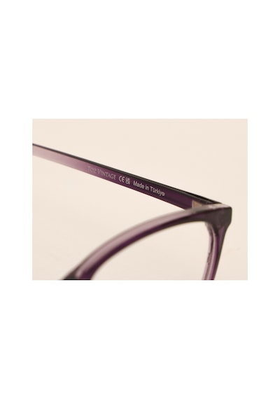 Harmond Optik Uyumlu Vintage Retro Gözlük Mor