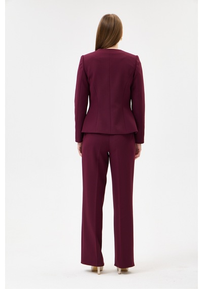 Velnara Moda Mürdüm Klasik Kadın Takım Elbise-sıfır Yaka Ceket & Boru Paça Cepli Pantolon Koyu Mürdüm - 927010459 Koyu Mürdüm Velnara Moda Mürdüm Klasik Kadın Takım Elbise-sıfır Yaka Ceket & Boru Paça Cepli Pantolon Koyu Mürdüm - 927010459 Koyu Mürdüm