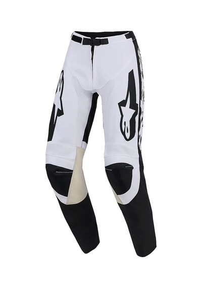 Alpinestars Racer Riway Off-road Motosiklet Pantolonu Beyaz Siyah