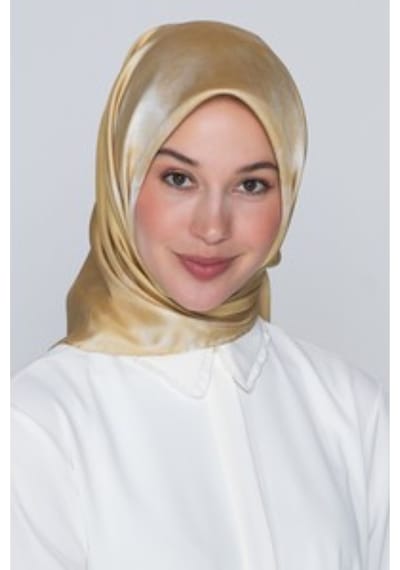 Armine Saf Sura İpek Eşarp S Nostalji Sura 8333d 96 Gold