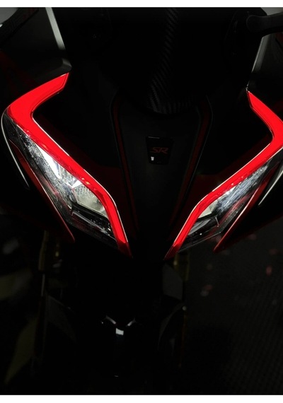 Cf Moto 450 Sr Kırmızı Led Sticker Folyo Kaplama