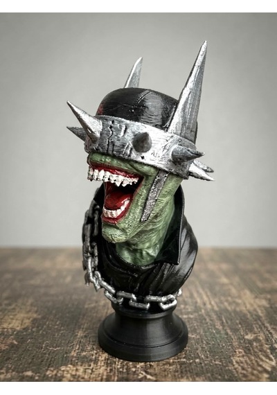 The Batman Who Laughs - Gotham - Gülen Batman Büst -15 Cm -fanart