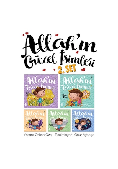 Allah'ın Güzel İsimleri Seti 2 5 Kitap