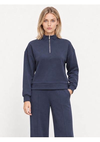 Loft Relax Fit Lacivert Kadın Sweatshirt Lf2043809