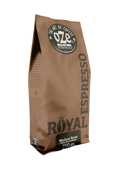 Ozeline Kahve Royal Ve Roasters Espresso Kahve Seti 2'li 250g Öğütülmüş Diğer
