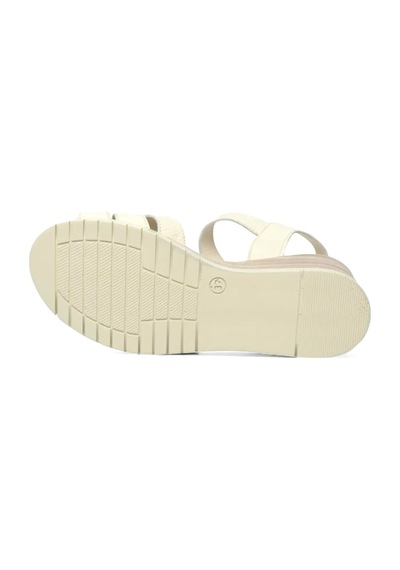 Mammamia D25ys-2775 Deri Comfort Kadın Sandalet Bej