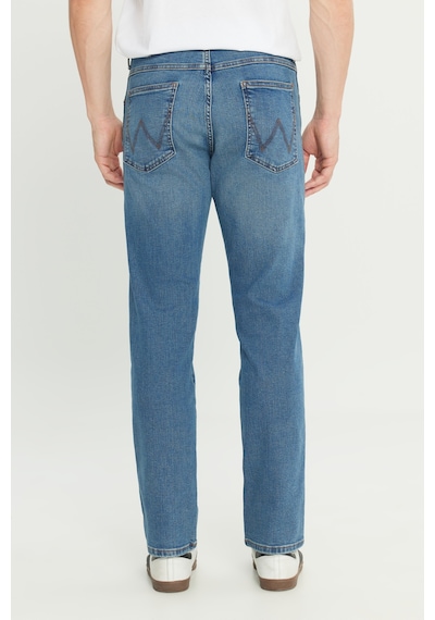 Wrangler Arizona Straight Fit Normal Bel Denim Esnek Jean Kot Pantolon Mavi