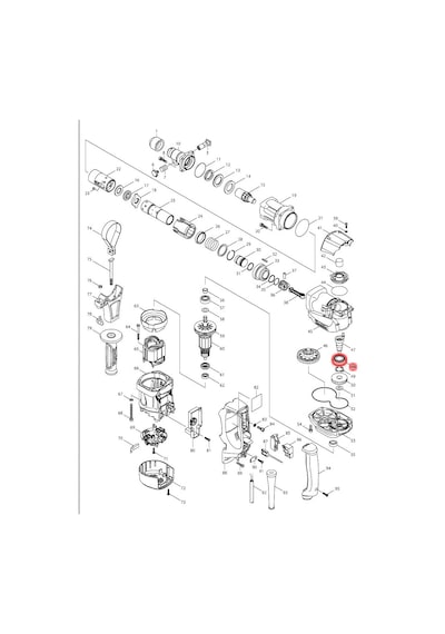 Makita HR4041C Rulman 6004 Ürün Kodu 211332-2