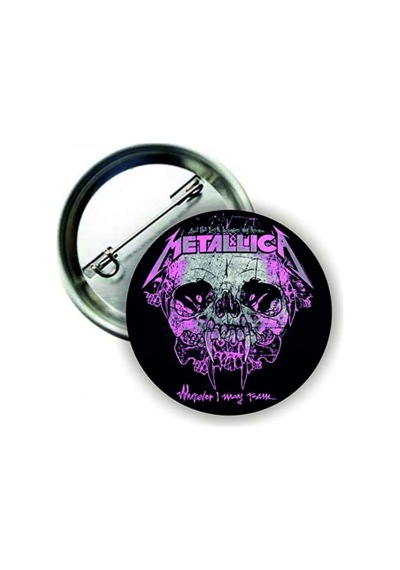 Ms Major Selection Metallica Buton Rozet, Tybbu111pk9ldhpz14 Diğer