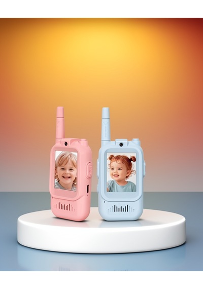 Ekranlı Walkie Talkie Oyuncak, Ses Ve Görüntü Destekli