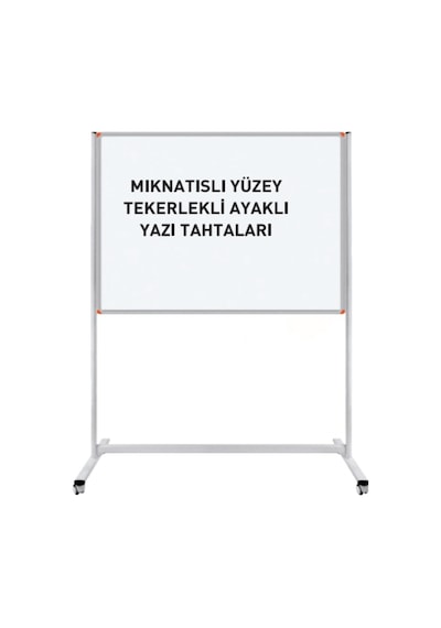 Mıknatıslı Yüzey Tekerlekli Ayaklı Yazı Tahtaları