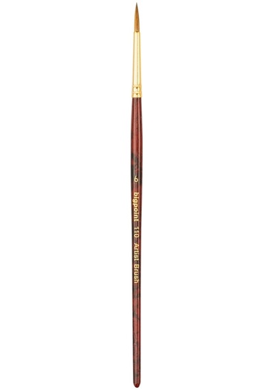 Bigpoint 110 Serisi Samur Kolinsky Yuvarlak Fırça No: 6 X 12 Adet
