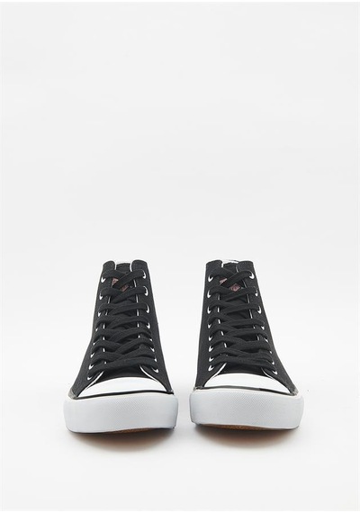 Harley Davidson 023m100382 Pittsburgh Plain Black Erkek Sneaker 001
