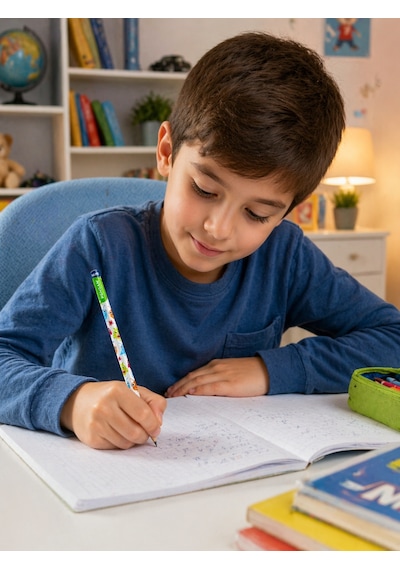 Pensan Canavarlar Desenli Kurşun Kalem 96110 Çok Renkli