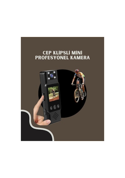 Wifi Özellikli Taşınabilir Kamera 1.3 Tft Ekran 3mp Fotoğraf 128gb Kart Desteği Tek Renk