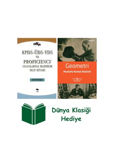 Kpds - Üds - Yds Ve Proficiency Sınavlarına Hazırlık Test Kitabı + Geometri + Dünya Klasiği Hediye
