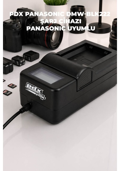 Pdx Panasonic Dmw-blk222 Şarj Cihazı Stabil Şarj Panasonic Uyumlu